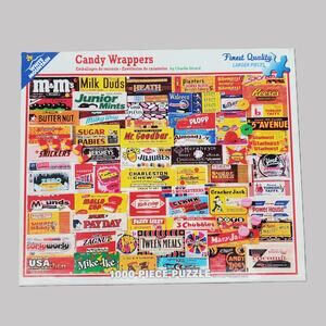 White Mountain Vintage Candy Wrappers 1000 Piece Puzzle 862C 24inx30in Pre-Owned
